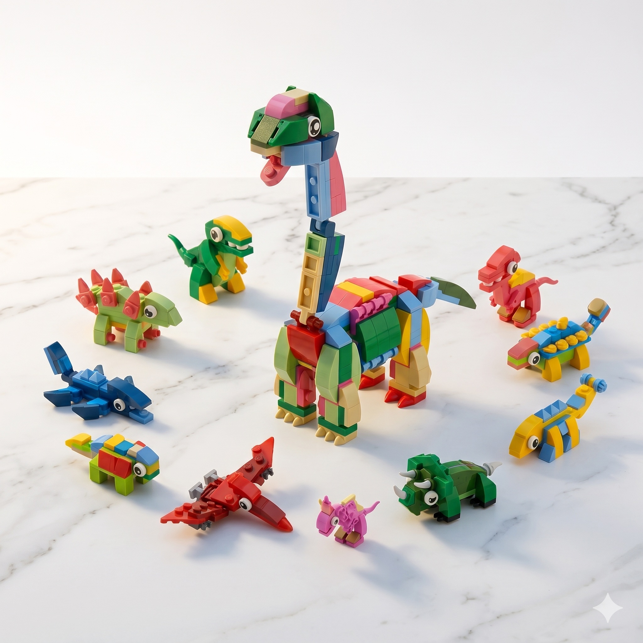 Dinosaur Series Building Blocks 10 in 1 set