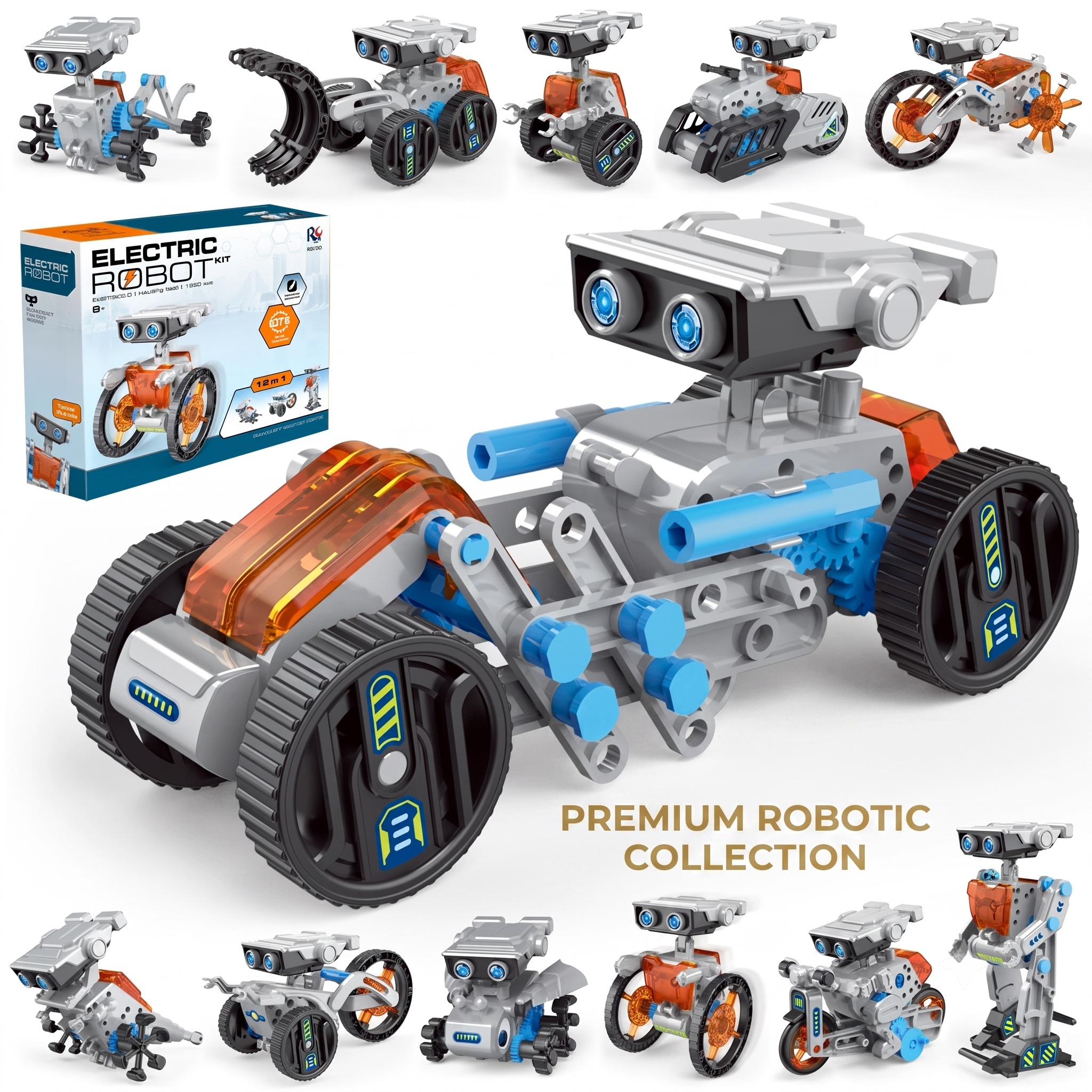 12-in-1 Electric Robot Kit