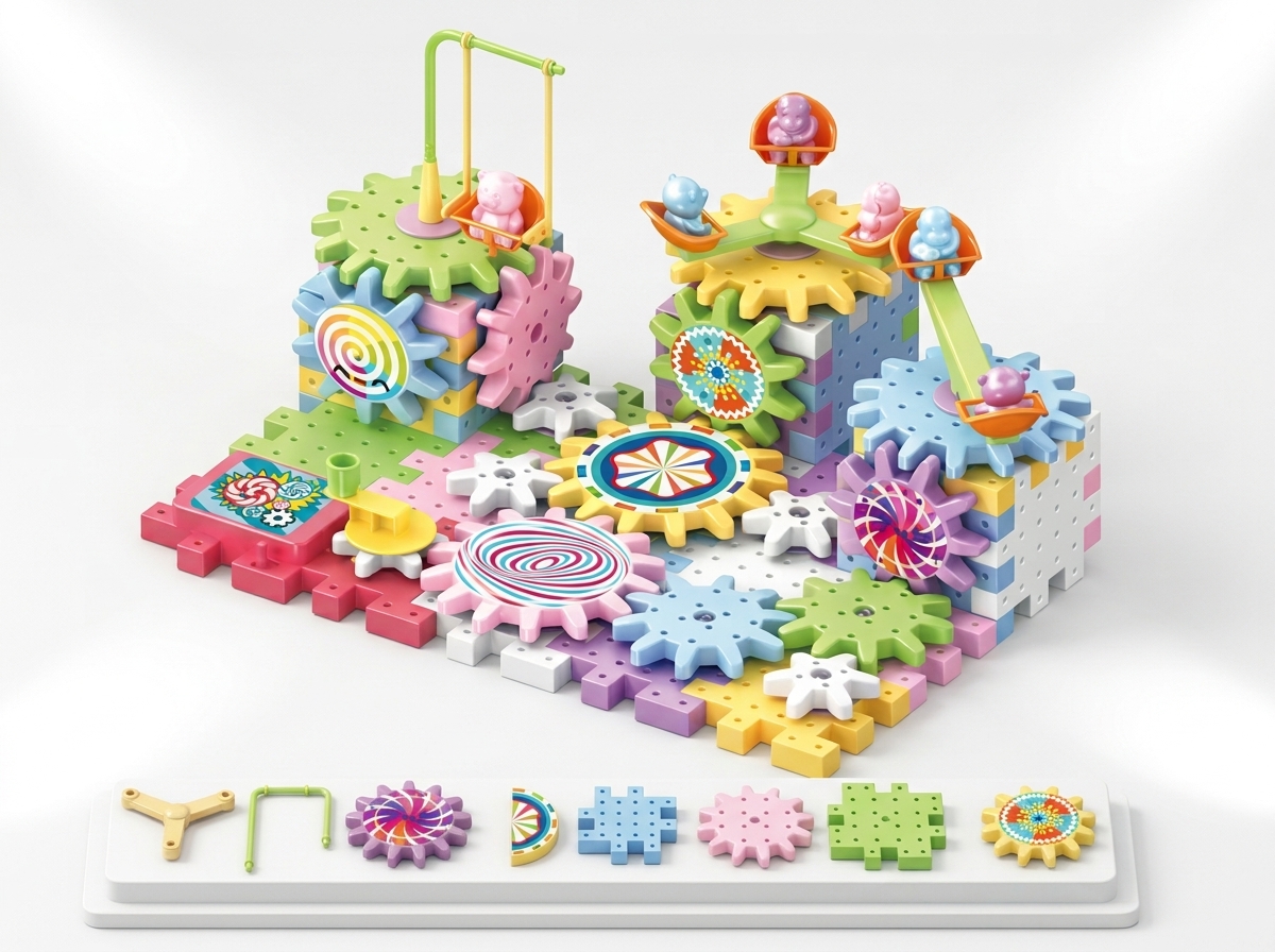 83 Pcs Electric Gear Building Block