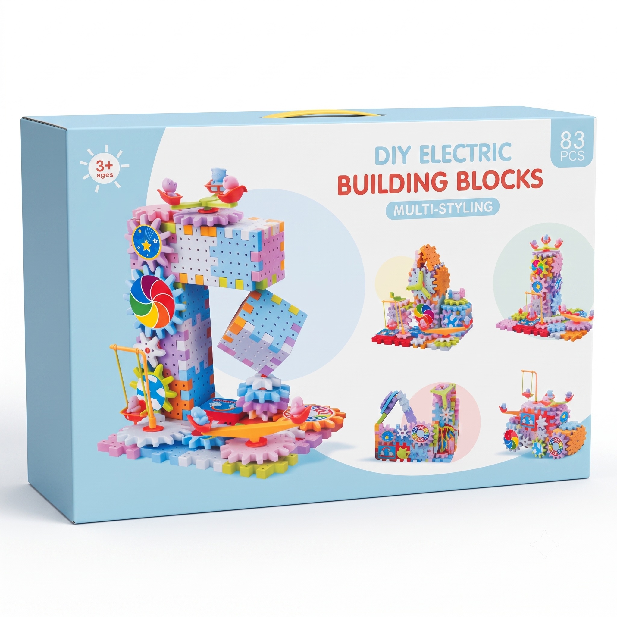 83 Pcs Electric Gear Building Block